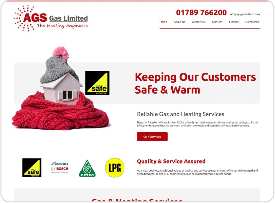 AGS Gas Website Image