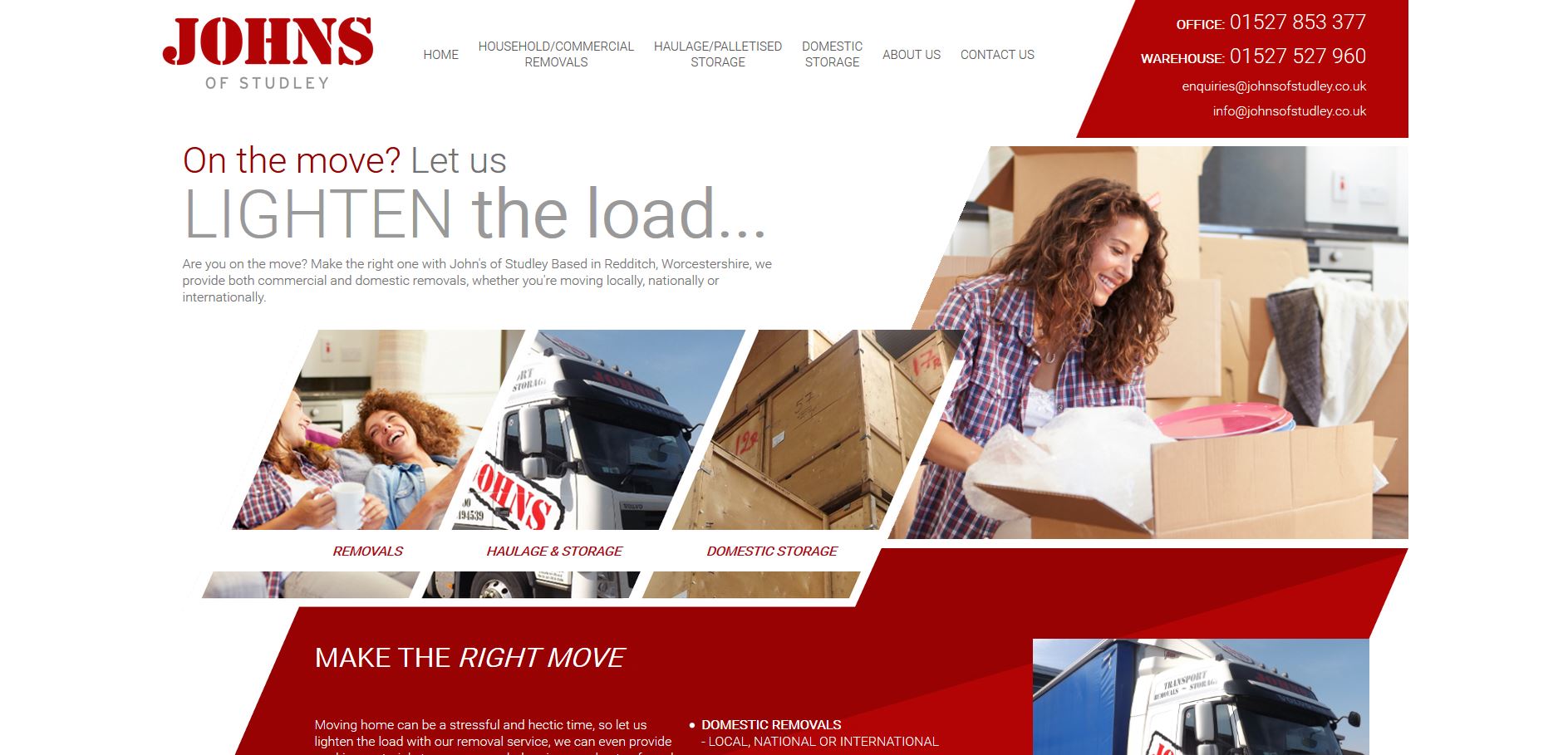 Johns of Studley Website Image