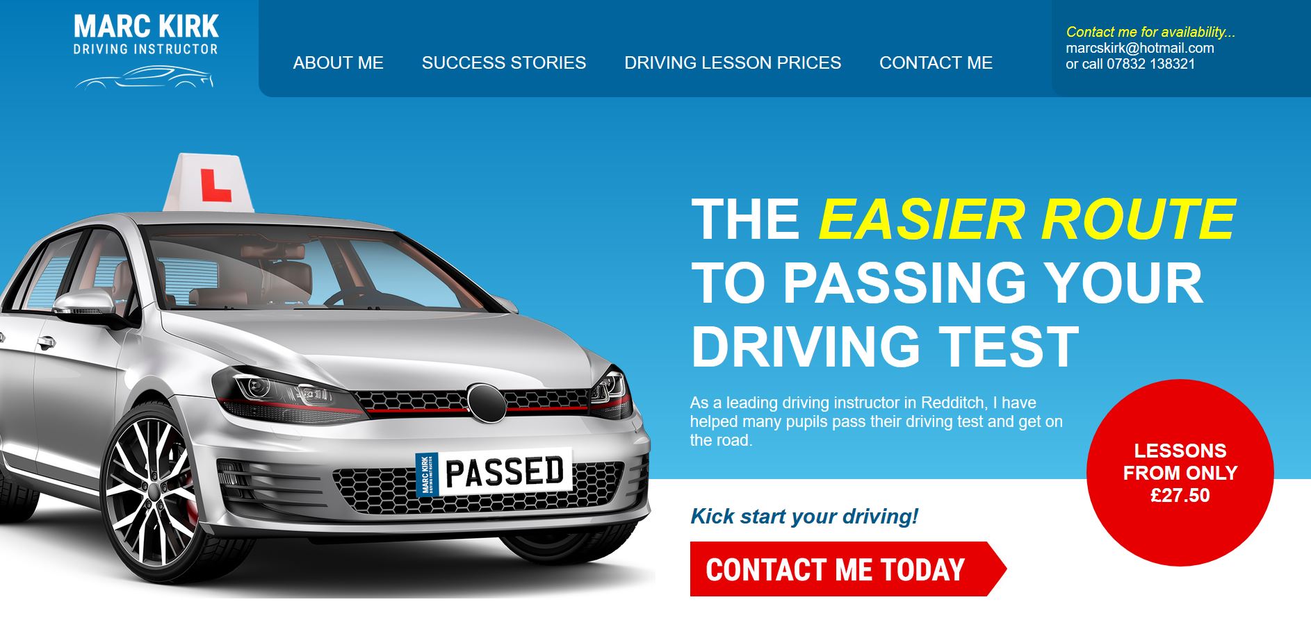 Mark Kirk Driving Website