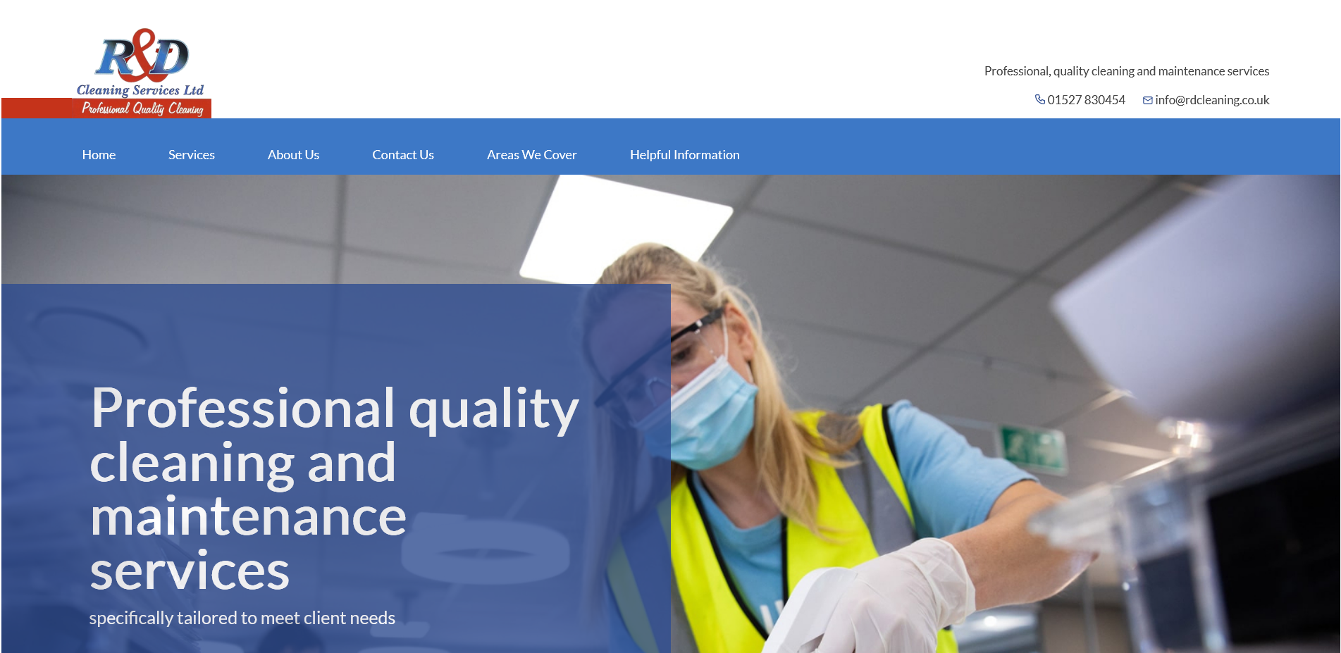 R&D Cleaning Website